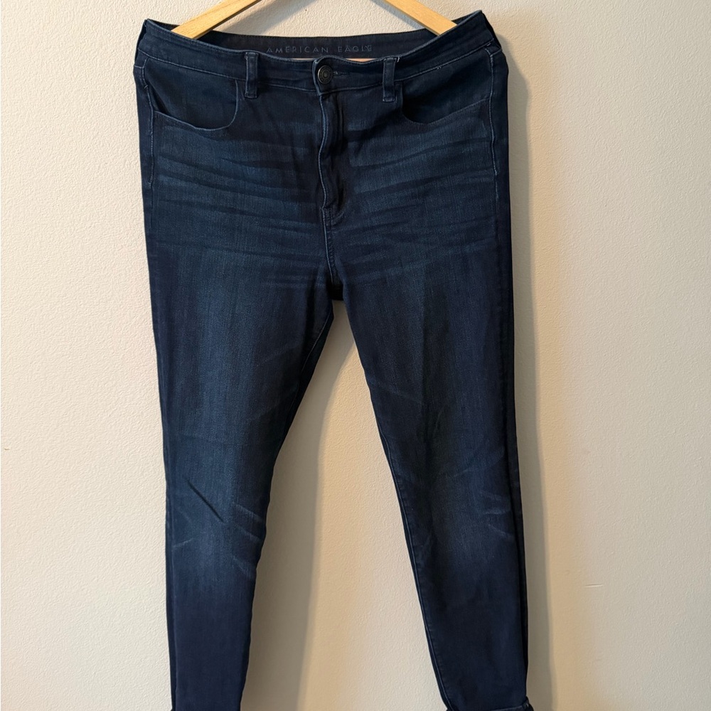 American Eagle Outfitters Women's Navy Skinny Jeans